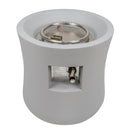 MgO Grey Outdoor Gas fire Pit 40000BTU for Outdoor - Atlantic Fine Furniture Inc