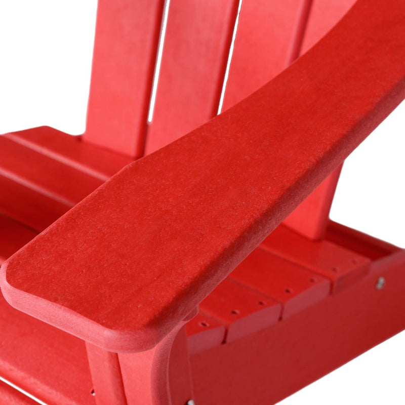 Red plastic adirondack online chair