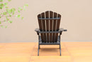 Polystyrene Adirondack Chair - Black - Atlantic Fine Furniture Inc