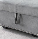 Reversible Sleeper Sectional Storage Sofa Bed,Corner Sofa-Bed With Storage,3 Seat Both Left Handed And Right Handed,Nailheaded - Atlantic Fine Furniture Inc