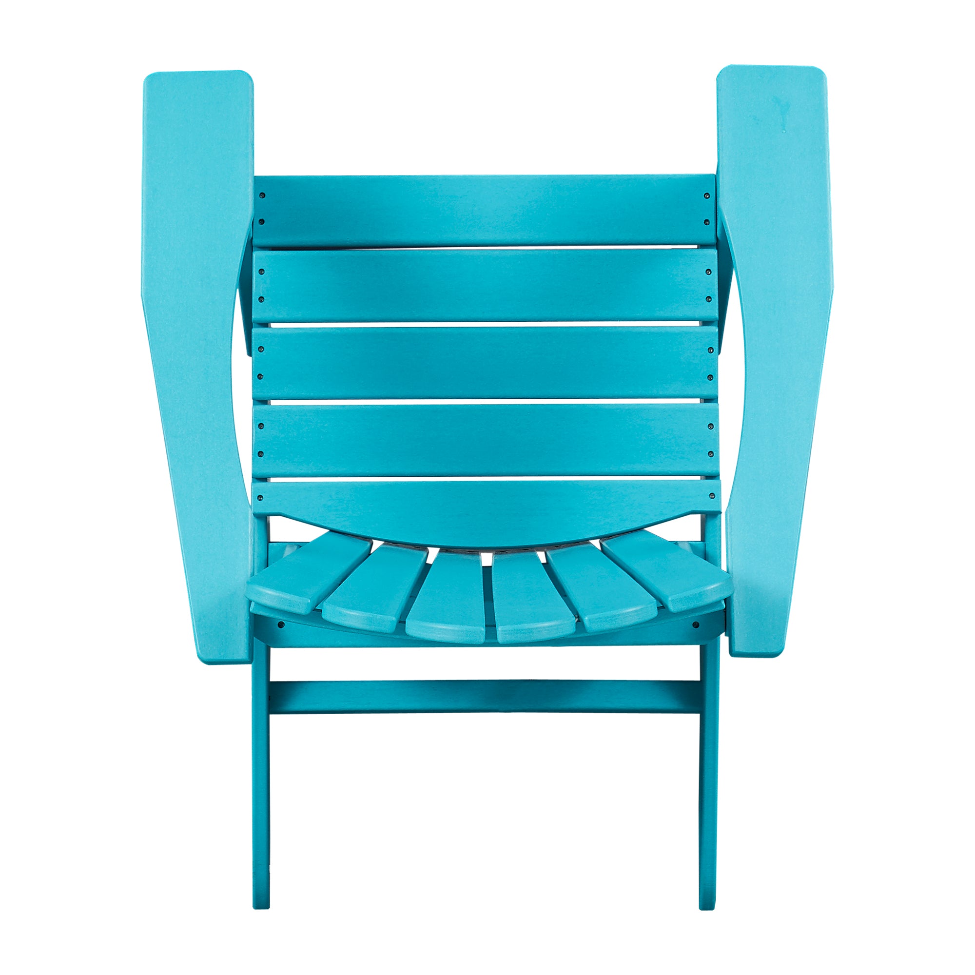 Classic Outdoor Adirondack Chair for Garden Porch Patio Deck Backyard, Weather Resistant Accent Furniture, Blue - Atlantic Fine Furniture Inc