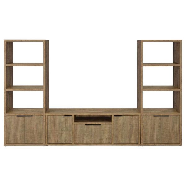 Tabby - 3 Piece Entertainment Center With 60" TV Stand - Mango