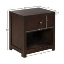 Classic Rich Brown 3 Pieces Queen Bedroom Set (Queen Bed + Nightstand+ Dresser) - Atlantic Fine Furniture Inc