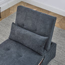 [Video] Welike 24.5"W Sleeper sofa bed, convertible chair 4 in 1 multifunctional folding sleeper sofa bed pull out sleeper sofa bed with adjustable backrest, single bed chair for small spaces - Atlantic Fine Furniture Inc