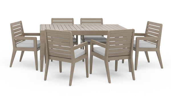 Sustain - Outdoor Dining Table, Armchairs Set