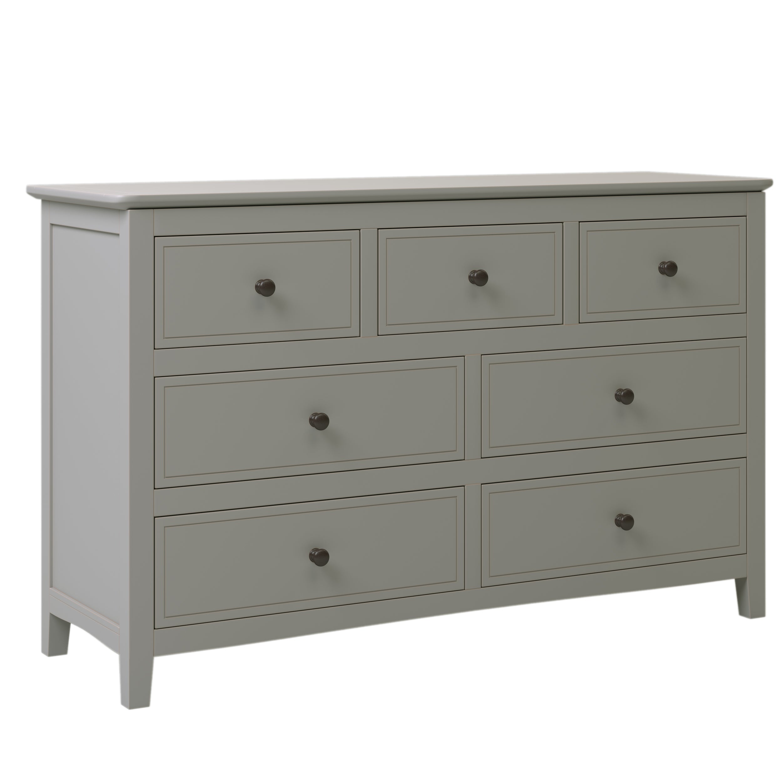 Gray Solid Wood 3 Pieces Queen Bedroom Sets - Atlantic Fine Furniture Inc