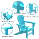 Resistant Adirondack Chair for Patio Deck Garden
Plastic Adirondack Chair, Fire Pit Chair, Blue,1 piece. - Atlantic Fine Furniture Inc