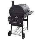 Multi-function Stainless Steel Charcoal 30" Barrel BBQ Grill Barbecue Smoker Barbecue Smokers Tool Kits  for Outdoor Picnic Patio Backyard Camping Cooking - Atlantic Fine Furniture Inc