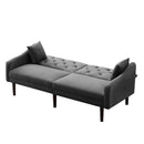 FUTON SOFA SLEEPER GREY VELVET WITH 2 PILLOWS(same as W223S00382,W223S00954) ***Not available for sale on Walmart*** - Atlantic Fine Furniture Inc
