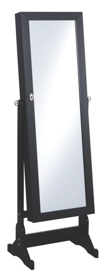 Tutuola - Jewelry Cheval Mirror - Black