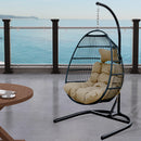 egg shape SINGLE SWING chair for garden patio - Atlantic Fine Furniture Inc