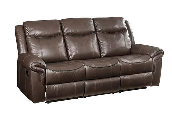 Lydia - Sofa - Brown Leather Aire