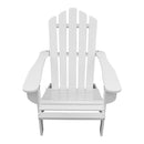 Outdoor or indoor  Wood Reclining Adirondack chair  White - Atlantic Fine Furniture Inc