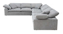 Naveen - Sectional Sofa - Gray Linen - Atlantic Fine Furniture Inc