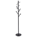 Clover - 18 Hook Freestanding Metal Coat Rack Hat Hanger - Black - Atlantic Fine Furniture Inc