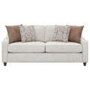 Christine - Upholstered Sloped Arm Sofa - Beige - Atlantic Fine Furniture Inc