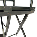 Casual Home Director\ - Atlantic Fine Furniture Incs Chair , Black Frame/Black Canvas，Suitable for adults, foldable style， 2pcs/set populus - Atlantic Fine Furniture Inc