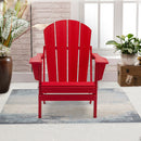 Classic Solid All-weather Folding Plastic Adirondack Chair - Atlantic Fine Furniture Inc