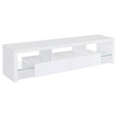 Jude - 3 Piece TV Entertainment Center - White High Gloss - Atlantic Fine Furniture Inc