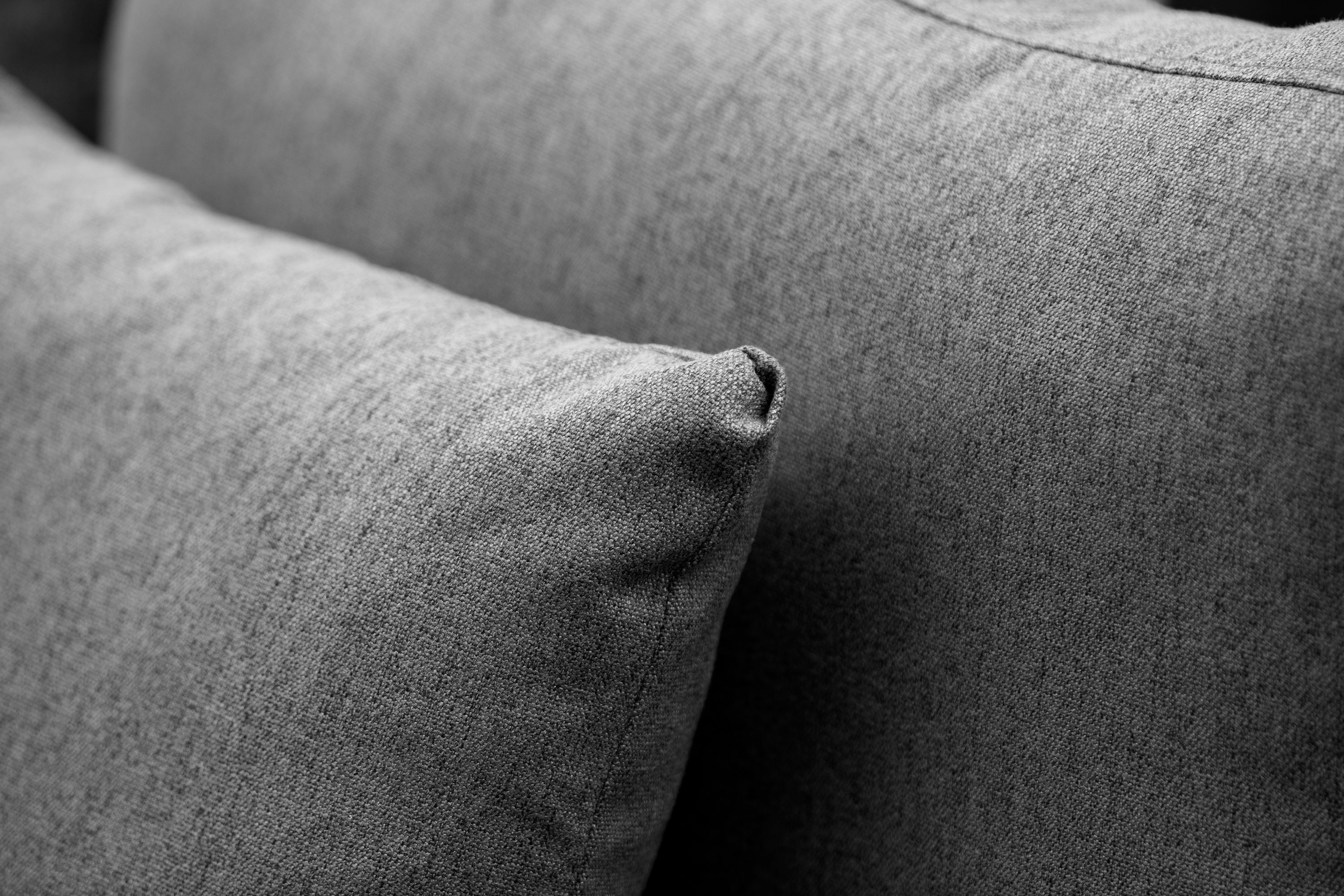 Artemax 92.5“Linen Reversible Sleeper Sectional Sofa with storage and 2 stools Steel Gray - Atlantic Fine Furniture Inc