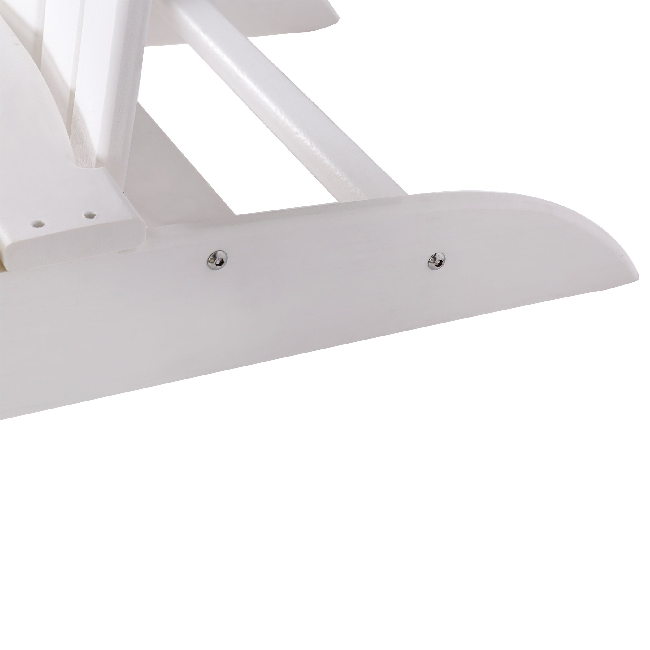 HDPE Adirondack Chair Sunlight Resistant no-Fading Snowstorm Resistant Outdoor Chair Patio Adirondack Chairs Ergonomic Comfort Widely Used for Fire Pits Decks Gardens,Campfire Chairs - White - Atlantic Fine Furniture Inc