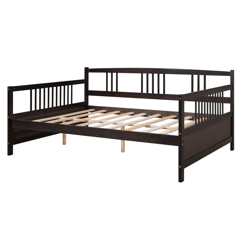 Full Size Daybed With Support Legs - Espresso