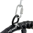 Egg Chair with Stand Indoor Outdoor Swing Chair Patio Wicker Hanging Egg Chair Hanging Basket Chair Hammock Chair with Stand for Bedroom Living Room Balcony - Atlantic Fine Furniture Inc