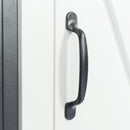 Farmhouse TV Stand, Fireplace TV Stand, Wood Entertainment Center Media Console with Storage,White - Atlantic Fine Furniture Inc