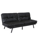 Convertible Memory Foam Futon Couch Bed, Modern Folding Sleeper Sofa-SF267PUBK - Atlantic Fine Furniture Inc