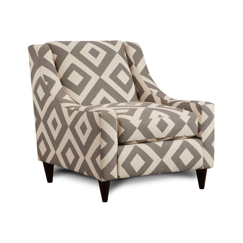 Parker - Chair - Gray / Pattern - Fabric