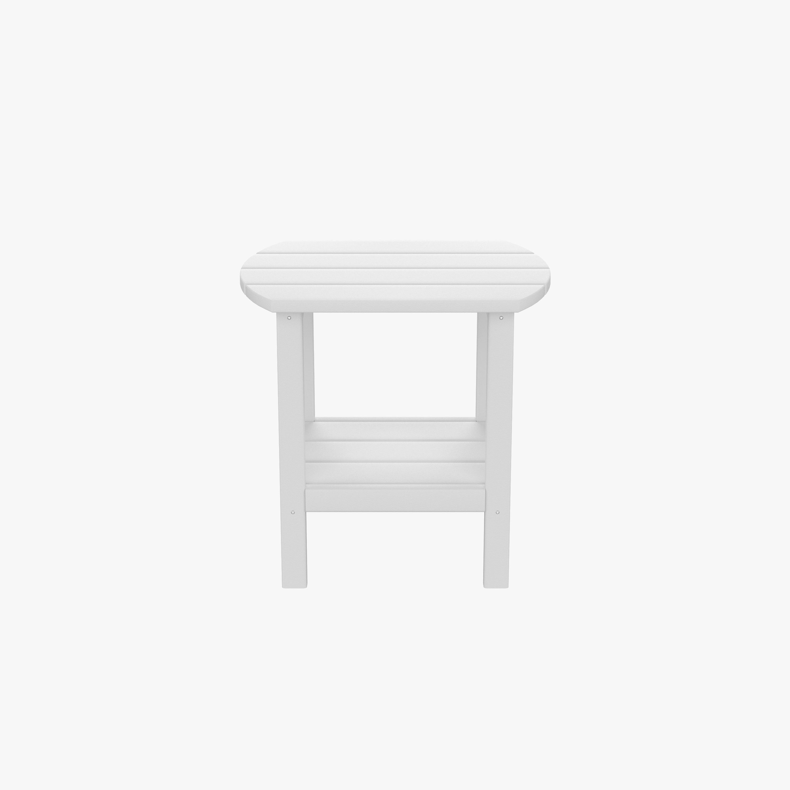 HDPE Side Table, White - Atlantic Fine Furniture Inc