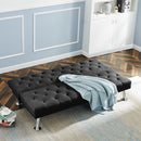 Futon Sofa Bed , Folding  Sofa Couch Bed , Upholstered Convertible Sleeper for Living Room - Atlantic Fine Furniture Inc