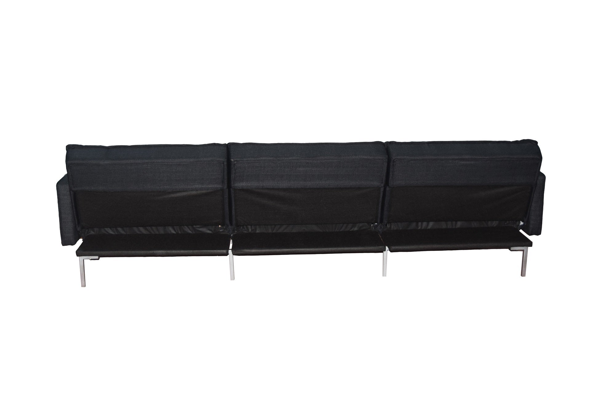 Sectional sofa couch sleeper black - Atlantic Fine Furniture Inc