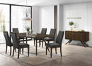 Wes - Rectangular Wood Dining Table - Dark Walnut - Atlantic Fine Furniture Inc