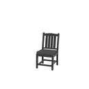 HDPE Dining Chair, Gray, With Cushion, No Armrest, Set of 2 - Atlantic Fine Furniture Inc