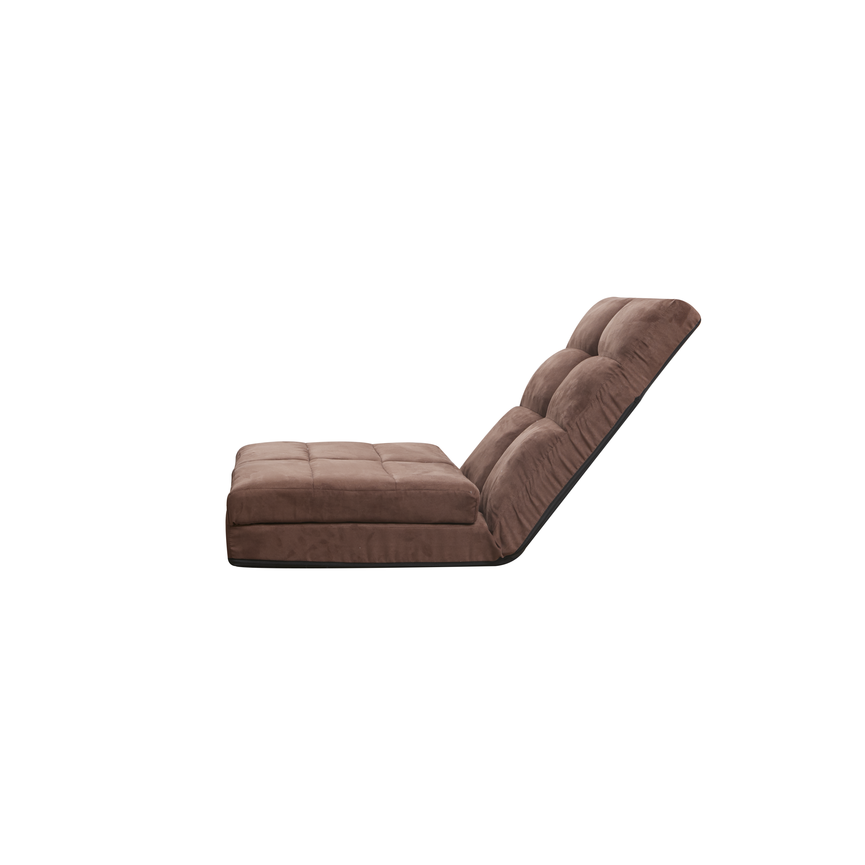 Triple Fold Down Sofa Bed, Adjustable Floor Couch Sofa with One Pillow, 5 Reclining Position, Convertible Upholstered Guest Sleeper，Adjustable Foldable Modern Leisure Sofa Bed Video Gaming Sofa - Atlantic Fine Furniture Inc
