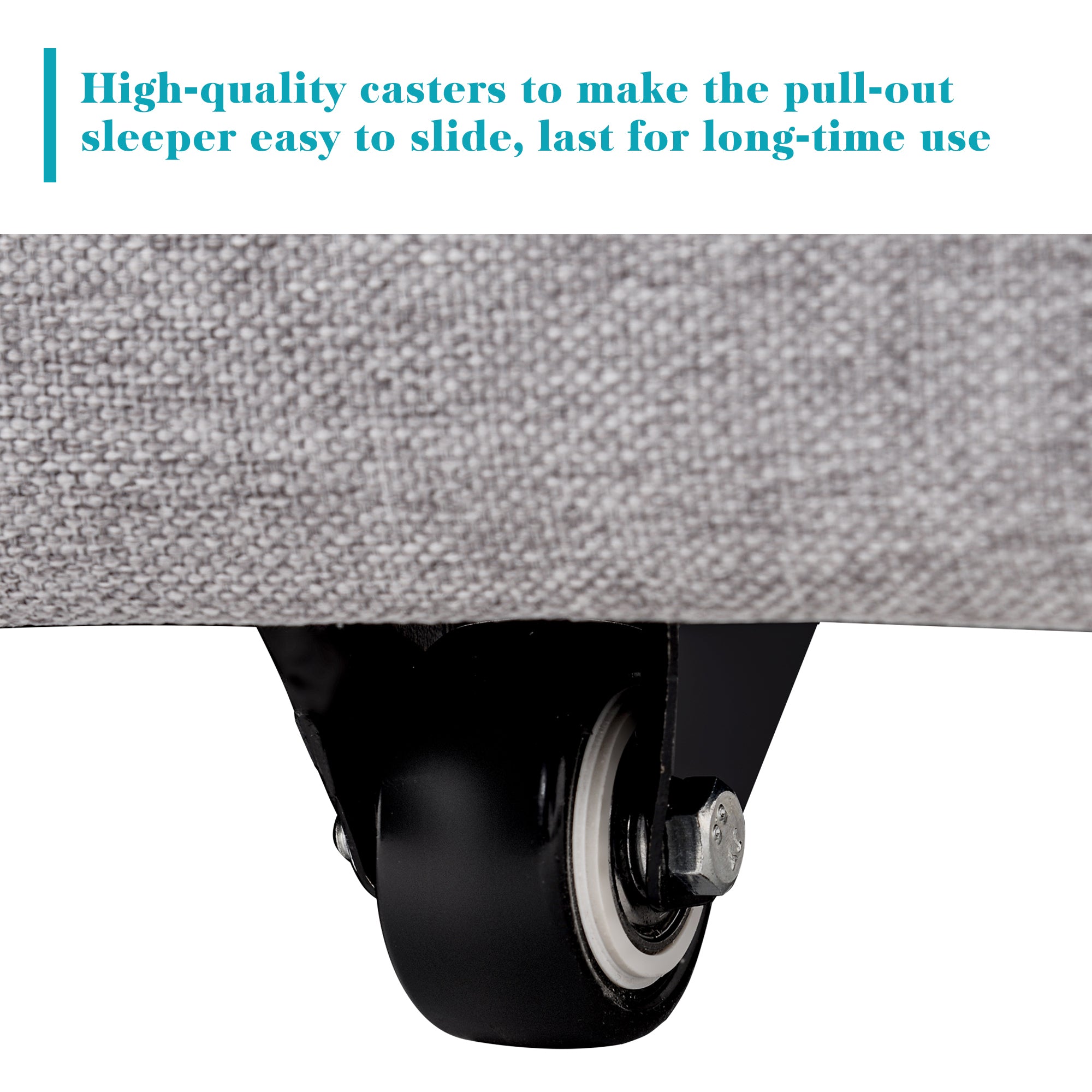 [VIDEO] 90" Reversible Pull out Sleeper L-Shaped Sectional Storage Sofa Bed,Corner sofa-bed with Storage Chaise Left/Right Handed - Atlantic Fine Furniture Inc