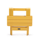 TALE Adirondack Portable Folding Side Table Square All-Weather and Fade-Resistant Plastic Wood Table Perfect for Outdoor Garden, Beach, Camping, Picnics Yellow - Atlantic Fine Furniture Inc