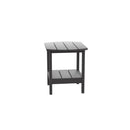 HDPE side table,adirondack table,porch table, patio table for outdoor and pool Gray - Atlantic Fine Furniture Inc