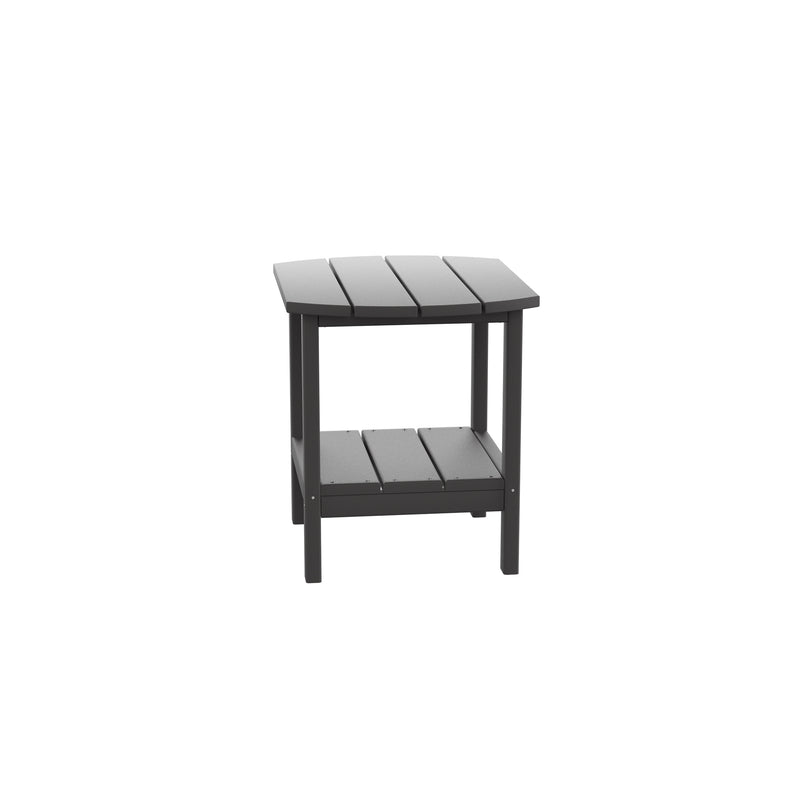 HDPE side table,adirondack table,porch table, patio table for outdoor and pool Gray - Atlantic Fine Furniture Inc