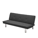 Grey Fabric Sofa Bed ， Convertible Folding Futon Sofa Bed Sleeper for Home Living Room . - Atlantic Fine Furniture Inc
