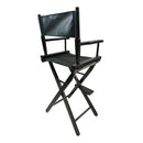 Casual Home Director\ - Atlantic Fine Furniture Incs Chair , Black Frame/Black Canvas，Suitable for adults, foldable style， 2pcs/set populus - Atlantic Fine Furniture Inc