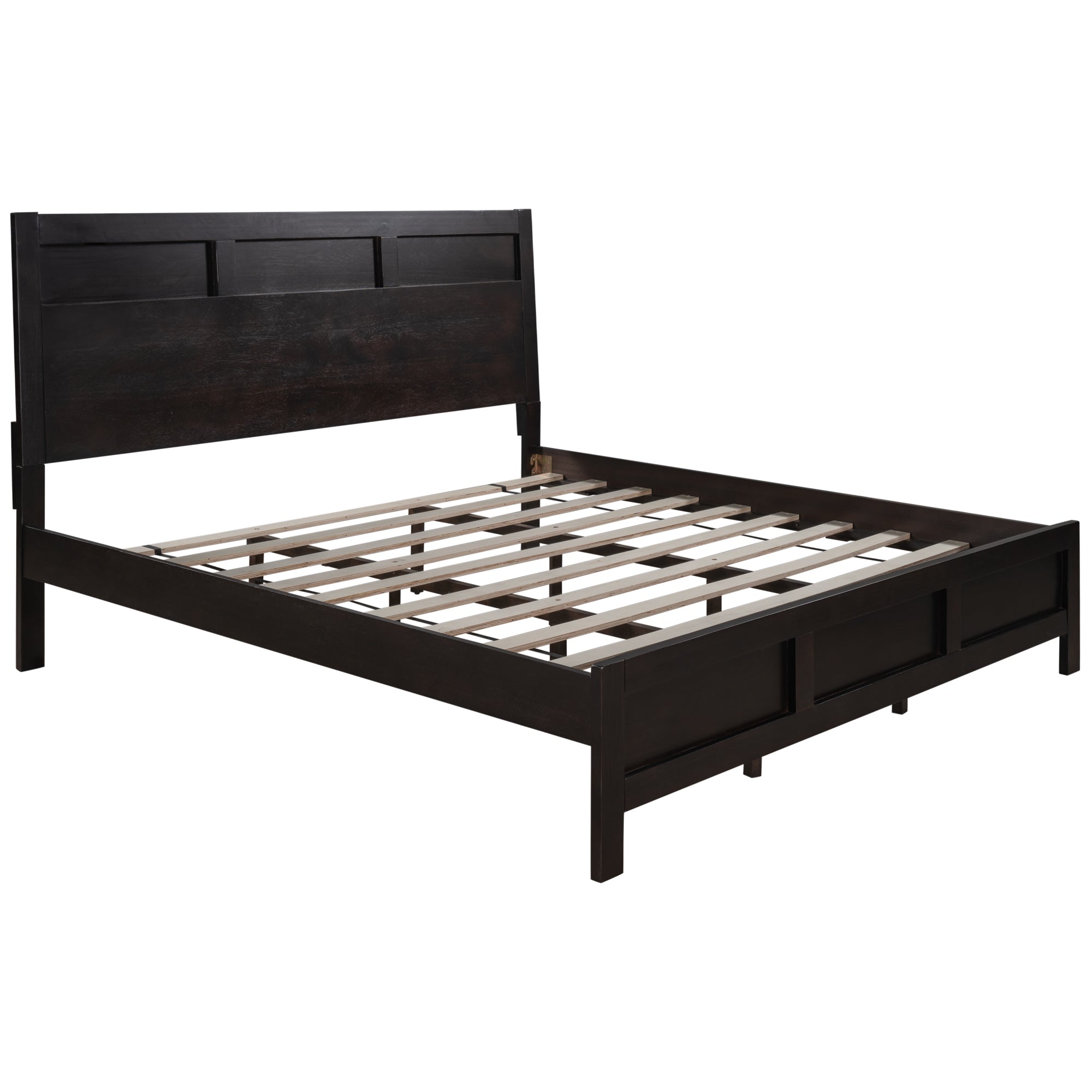 Classic Rich Brown 3 Pieces King Bedroom Set (King Bed + Nightstand+ Dresser) - Atlantic Fine Furniture Inc