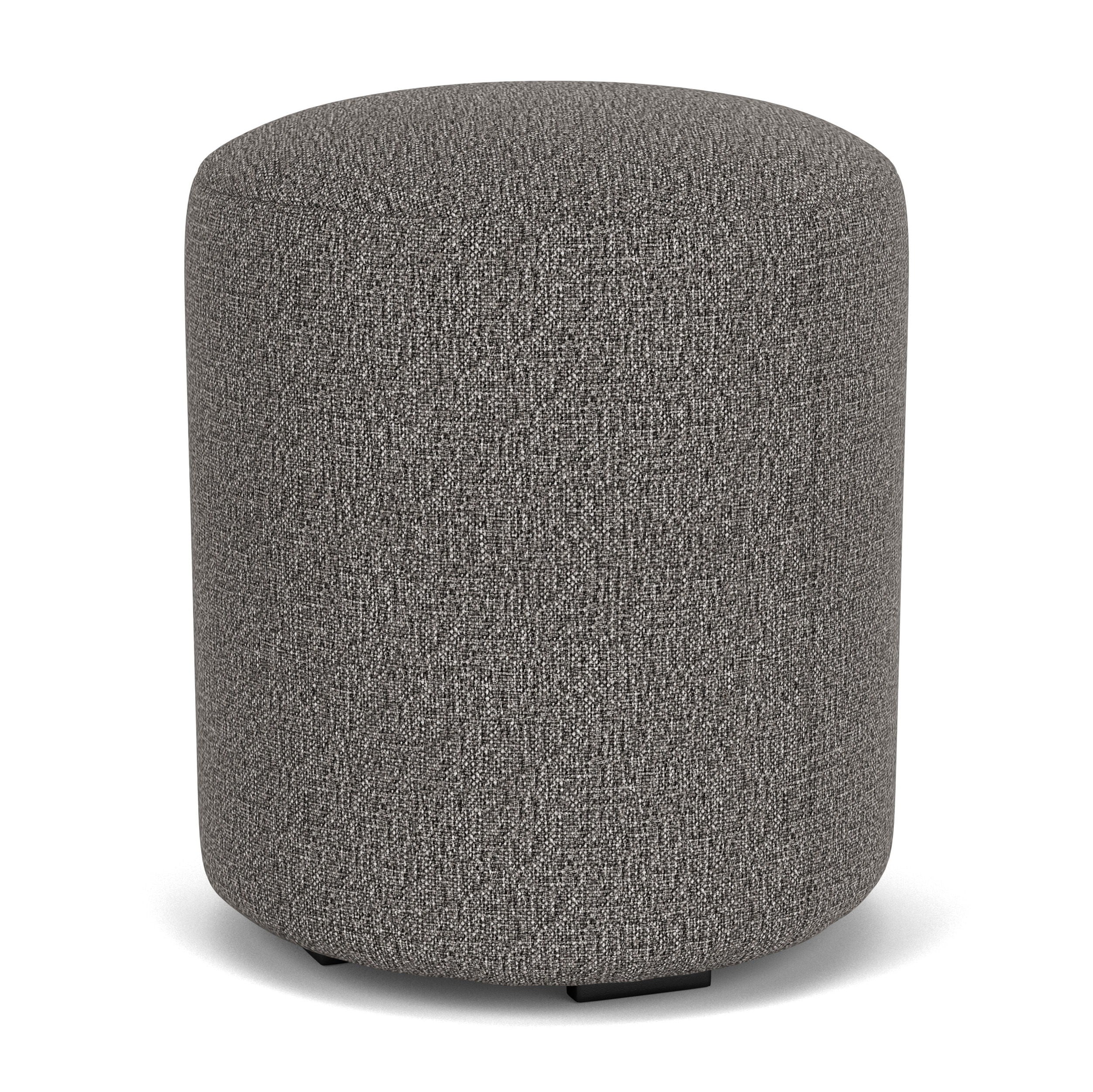 Pouf - Ottoman - Dark Gray - Atlantic Fine Furniture Inc