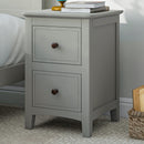 Gray Solid Wood 3 Pieces Full Bedroom Sets - Atlantic Fine Furniture Inc
