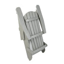 Elymus Outdoor 3 Pieces Plastic Adirondack Chair with Table - Atlantic Fine Furniture Inc