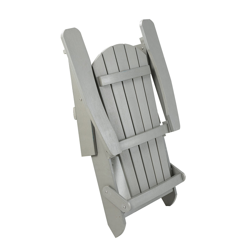 Elymus Outdoor 3 Pieces Plastic Adirondack Chair with Table
