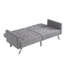 Sofa Bed Convertible Folding Light Grey Lounge Couch Loveseat Sleeper Sofa  Armrests Living Room Bedroom Apartment Reading Room - Atlantic Fine Furniture Inc