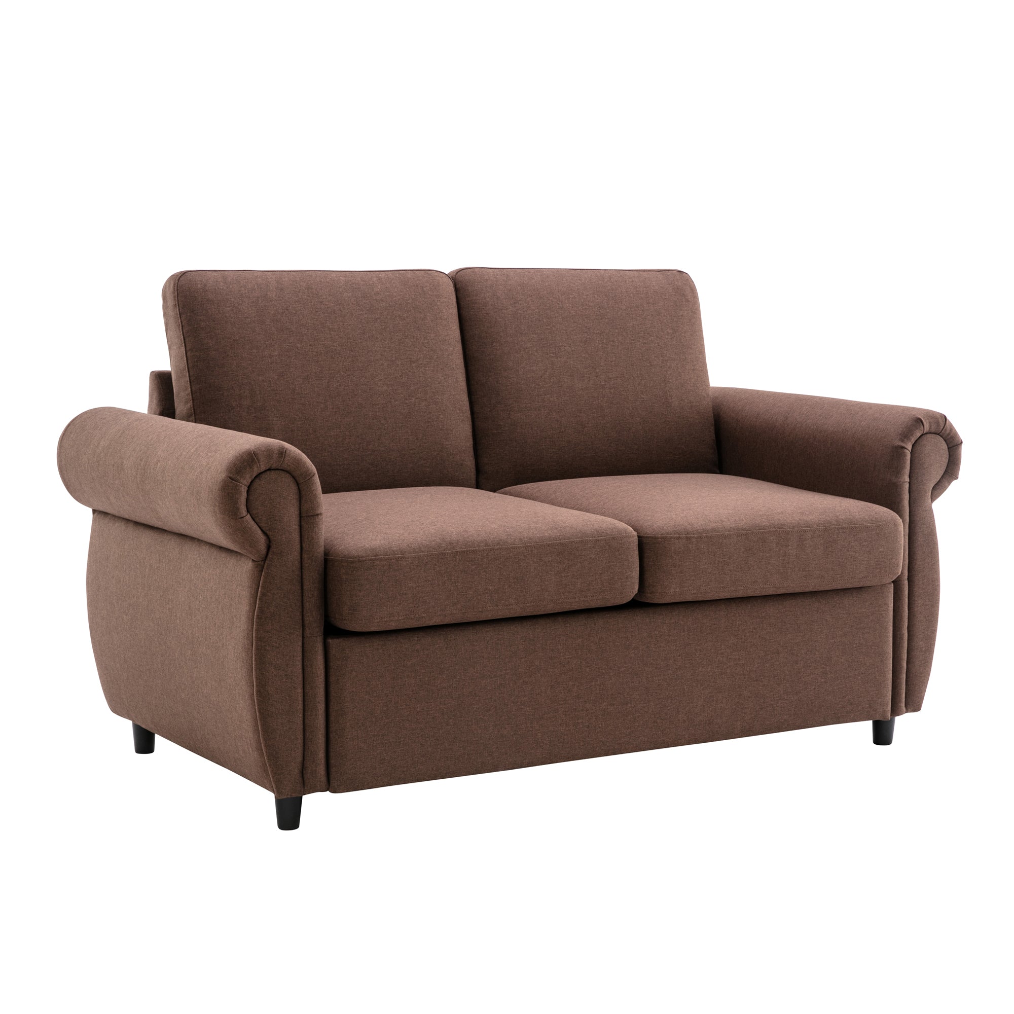 Orisfur Pull Out Sofa Bed  Loveseat Sleeper with Twin Size Memory Mattress for Living Room Spaces - Atlantic Fine Furniture Inc