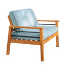 Gloucester Contemporary Patio Wood Sofa Club Chair - Atlantic Fine Furniture Inc